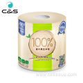 Durable Virgin Wood Pulp Bathroom Toilet Roll